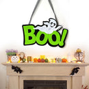 Halloween Ghost Letter Pattern Nonwoven Pendant Gate Wall Hangings Party Decor