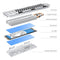 NVMe Solid State Drive M.2 SSD Heatsink Heat Drain Cooler for PS5