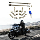 45 90 135 Degree Angle Bent Valve Adaptor Set Motorcycle Accessories Metal Newly