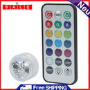 3LED RGB Waterproof Light Remote Control Underwater Night Lamp Party Decoration