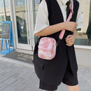 Fashion PU Leather Flap Clutch Women Tie Dyeing Phone Casual Shoulder Bags