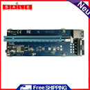 PCI-Express Riser Card 1X 16 USB 3.0 SATA 15 Pin to 4Pin for BTC Miner