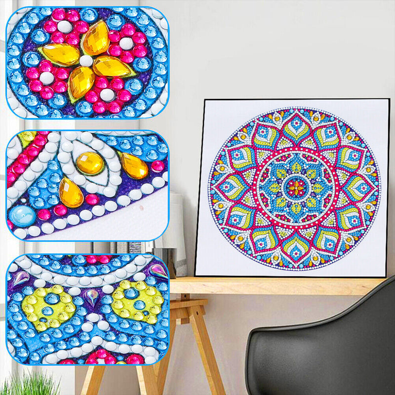 5D Part Special Shaped Drill Luminous Diamond Painting Mandala Art (GT106) Newly