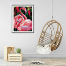 5D Diamond Painting Kit Flamingo Partial Special Shape Drill DIY Animal Art