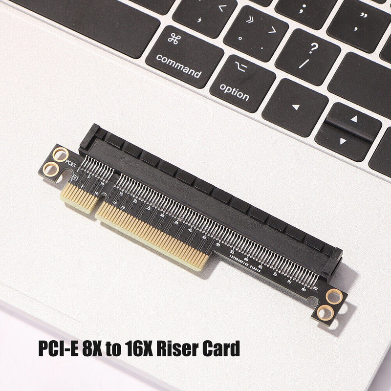 PCI-E 8X to PCI-E 16X Adapter PCI Express 8X 16X Expansion Card for Motherboard