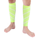 Leg Calf Shin Splints Support Running Athletics Compression Sleeves (Green)