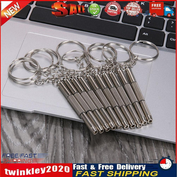 10pcs 3 in 1 Multifunctional Glasses Screwdriver Repair Kit Hand Tools Newly