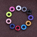 Colorful Hollow Eyelet Matching Washer Leather Craft Repair Grommet(4mm)