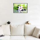 5D DIY Diamond Painting Flower Bamboo Cross Stitch Embroidery Rhinestones Mosaic