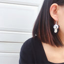 Girl Drop Ear Stud Plush Fashion Cartoon Animal Earrings Bear Panda Ear Clip