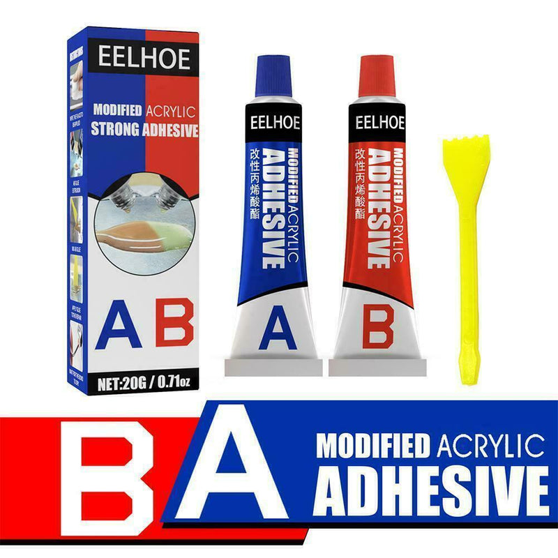 Metal Repairing Adhesive Super Glue Iron Steel Auto Radiator 2 Water Tool E6B4