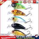 5pcs 4.5cm 4g Bionic Crank Baits Jig Hooks Artificial Fishing Lures Kit Newly