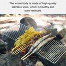 Stainless Steel BBQ Rack Grill Cooking Supplies Foldable Grill Stand for Camping