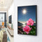 Moon and Flowers 40x50cm Oil Paint By Numbers Picture DIY