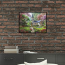 5D Full Round Diamond Painting Castle House Cross Stitch Mosaic Needlework
