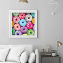 Diamond Painting 5D DIY Colored Donuts Full Round Drill Rhinestones Picture