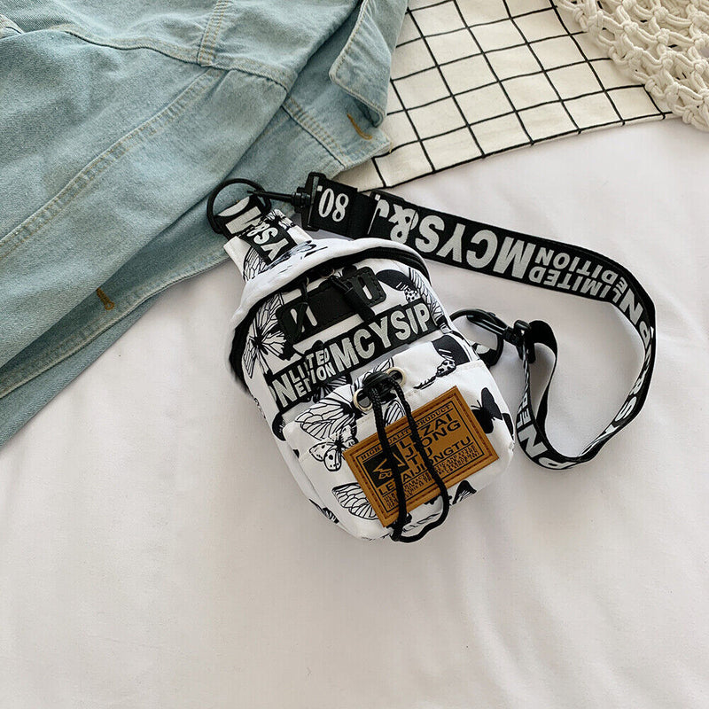 Fashion Women Casual Animal Pattern Printing Small Shoulder Chest Bag Handbags