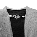 Diamond Alloy Cardigan Clips Women Sweaters Shawl Blouses Clip Clasp Accessories