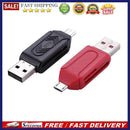 2 in 1 Multi-Function USB2.0 OTG Card Reader TF/SD Card Reader Adapter