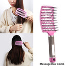 Wide tooth Hair Comb Hairdressing Styling Tools Anti-static Massager Brush