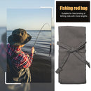 Thickened Fishing Rod Carrier Bags Cotton Portable Tackle Fish Pole Holder Case