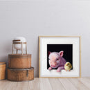 Pig and Chick Oil Paint By Numbers Kits Canvas Picture DIY Wall Art Craft