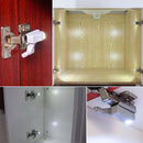 0.3W 3LED Inner Hinge Sensor Lamp Under Cabinet Light (CW with Battery)