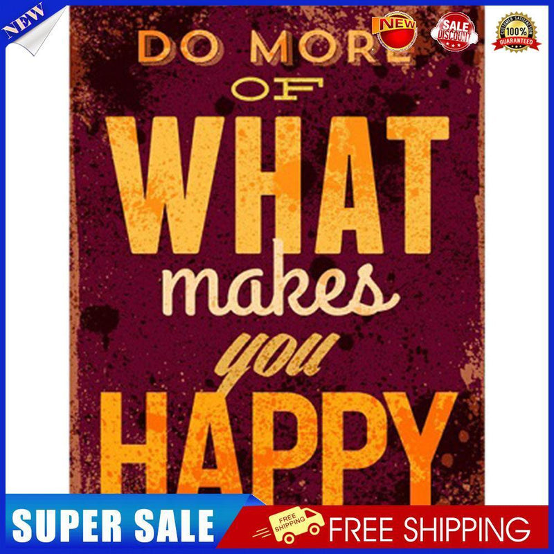5D Diamond Painting Happy Full Round Drill Wall Rhinestone DIY Art (E1250)