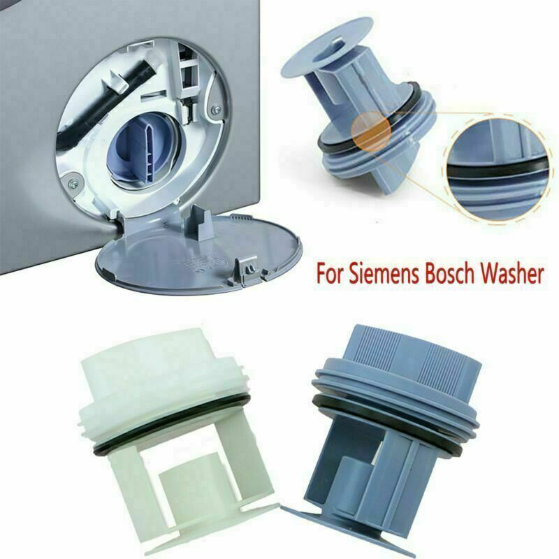 For Siemens Washing Machine Drain Pump Outlet Gasket Cover Stopper