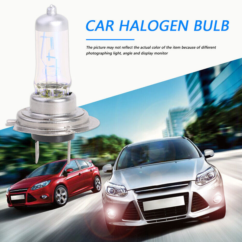12V 3000K 55W H7 Halogen Car Light Bulb Automobile Headlight Fog Light Lamp Bulb