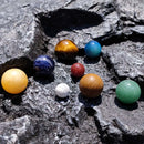Crystal Solar System Eight Planet Ball Globe Gem Crafts Decor Astronomy Gifts