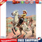 Riding Horse Cowboy Oil Paint By Numbers Kits Canvas Drawing DIY Coloring