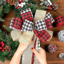 Christmas Tree Topper Bow Topper Farmhouse Christmas Decor Xmas Tree Decor*