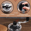 Manual Coffee Grinder Coffee Bean Mill Adjustable Setting Stainless Steel
