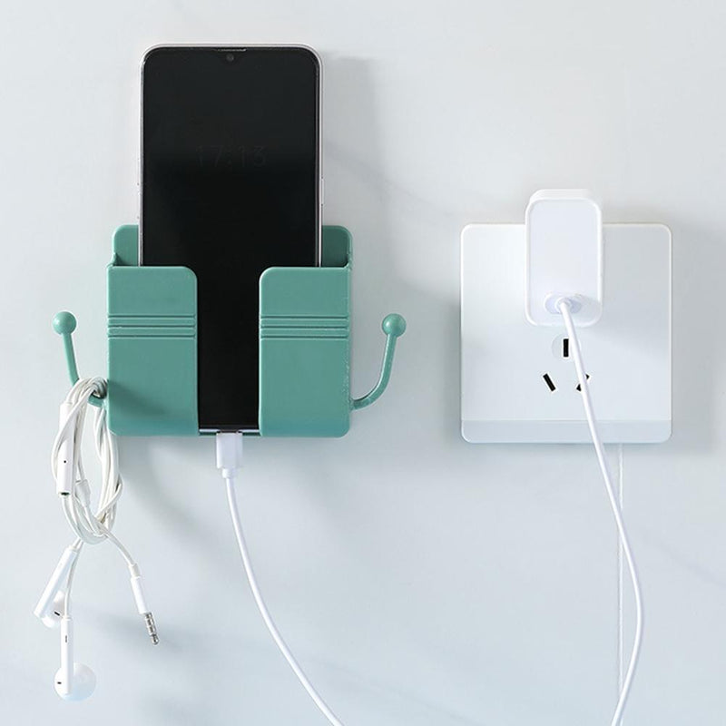 Adhesive Remote Control Mobile Phone Charging Plug Organizer Rack (5PCS)