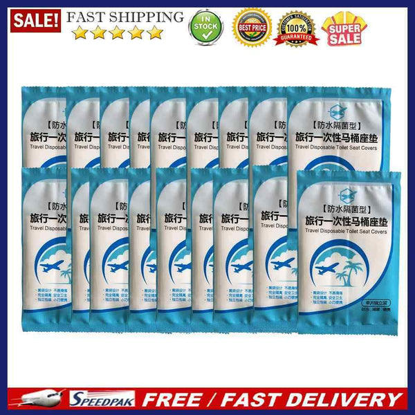 Travel Camping Disposable Toilet Seat Cover Mat 50pcs Bathroom Toilet Paper Pad