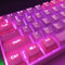 104pcs Universal Mechanical Keyboard Keycaps PC Bakclit Key Cap Set (Pink)