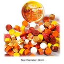 100pcs Retro Octagon Fire Painting Pills Sealing Wax Grain for Envelope (D)