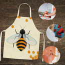 Bee Linen Kitchen Apron Waterproof Oilproof Cooking Pinafore Bibs (82x68cm)