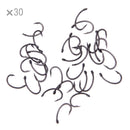 30pcs Coating Carp Hook Yn Fishing Tackles Tools for Carp Fishing (10)