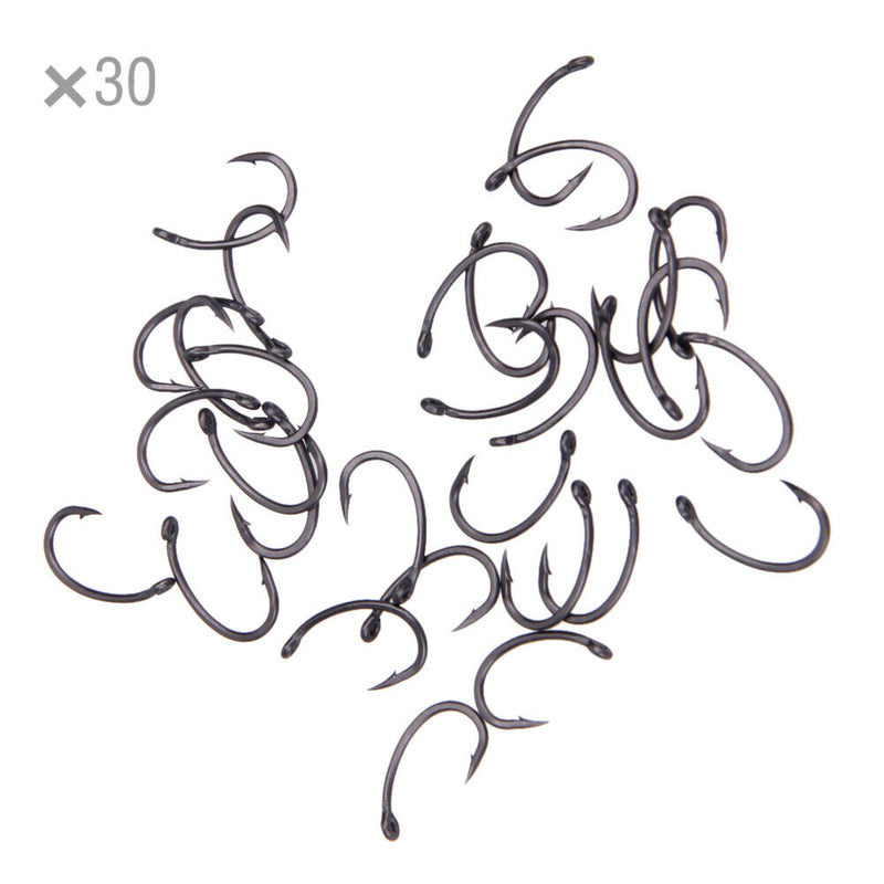 30pcs Coating Carp Hook Yn Fishing Tackles Tools for Carp Fishing (10)