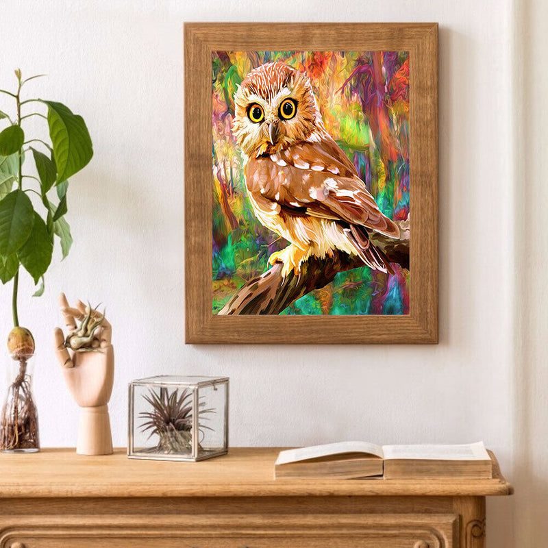 40x50cm DIY Animal Digital Oil Drawing Frameless Picture Home Wall Decor Gift