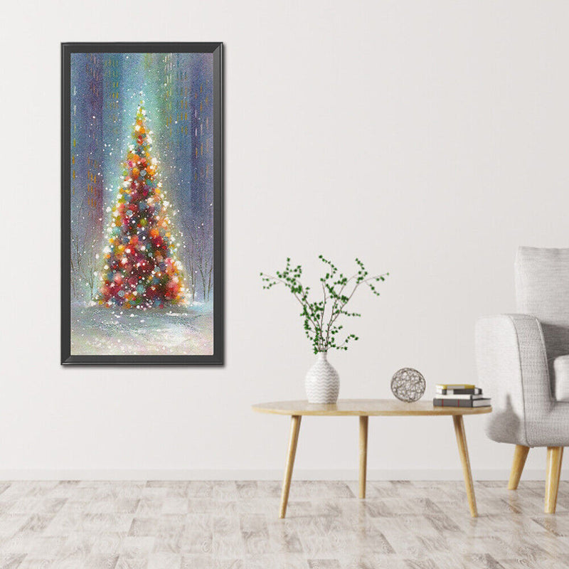 5D Diamond DIY Christmas tree Full Round Drill Rhinestone Kit