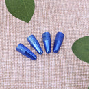 5pcs Bicycle Presta High Aluminium Pressure Valve Caps Dust Covers (Blue) Newly