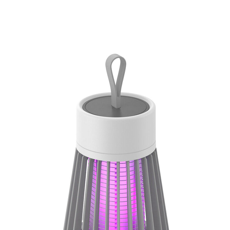 Electric Mosquito Killer Lamp LED Light Home Fly Bug Insect Trap (USB Grey)