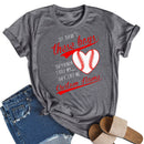 Independence Day Print Baseball Letter T-Shirt (Grey XXL)