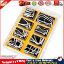 8pcs/Set Metal Puzzle Wire IQ Mind Brain Kids Adults Stress Reliever Toys Newly