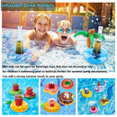 Floats Swimming Pool Float Inflatable Cup Coasters Inflatable Drink Holders