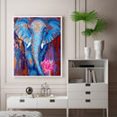 Animal Oil Paint By Numbers Kit DIY Frameless Drawing Picture for Adults Decor