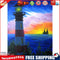 Evening Lighthouse Oil Paint By Numbers Kits DIY Handpainted on Canvas Art